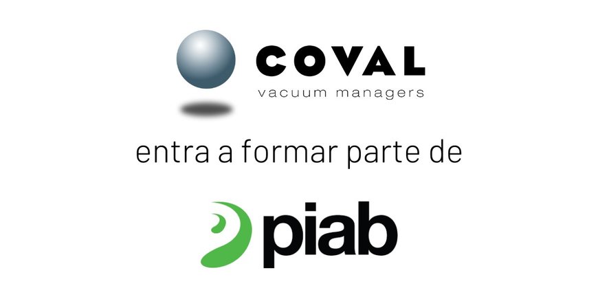 COVAL has decided to join the Piab Group 